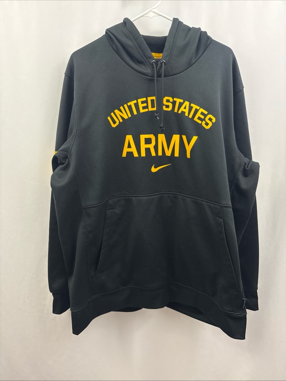 Army Black Knights Hoodie Mens 2XL Black NCAA Football Nike Pullover Sweatshirt
